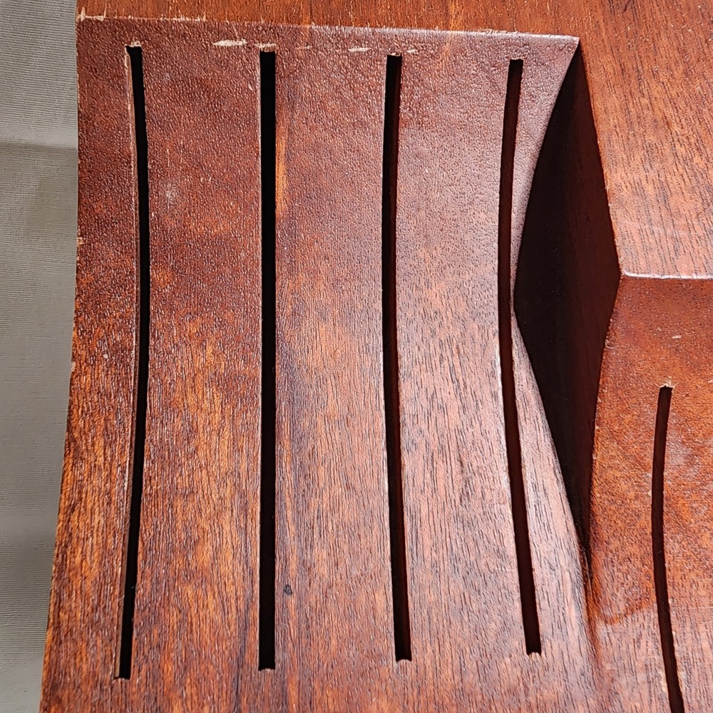 EKCO Flint Steakster Steak Knife Wooden Stand/ Holder Only - Picture 7 of 8